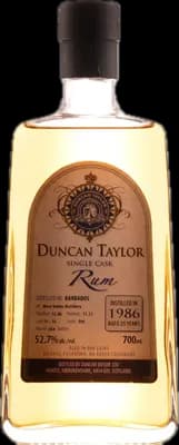 Bouteille de spiritueux : Single Cask Rum 1986 Aged 25 Years (West Indies Distillery) de la marque Duncan Taylor