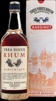 Bouteille de spiritueux : Bordeaux Très Vieux Rhum de la marque Bardinet