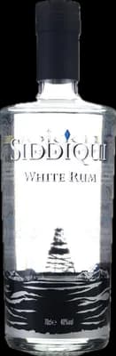 Bouteille de spiritueux : White Rum de la marque Siddiqui