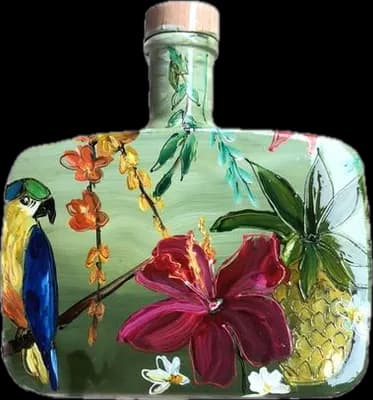 Bouteille de spiritueux : El Ron Flores - Edition Limitée de la marque FlowersNGin