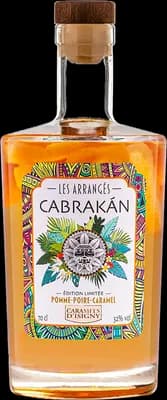 Bouteille de spiritueux : Pomme-Poire Caramel d'Isigny de la marque Cabrakán