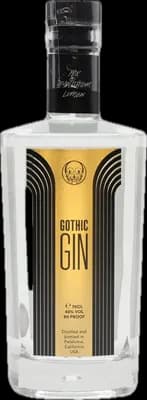 Bouteille de spiritueux : Gin de la marque Gothic