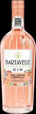 Bouteille de spiritueux : Pêche de Provence et Verveine Tonique de la marque Bartavelle