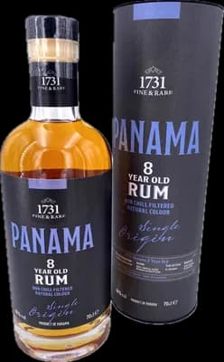 Bouteille de spiritueux : Panama de la marque 1731 Fine & Rare