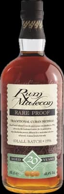 Bouteille de spiritueux : Rare Proof 20 Years 1996 de la marque Malecón