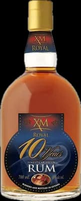 Bouteille de spiritueux : Royal Rum 10 Years de la marque XM