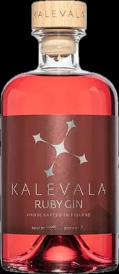 Bouteille de spiritueux : Ruby Gin de la marque Kalevala
