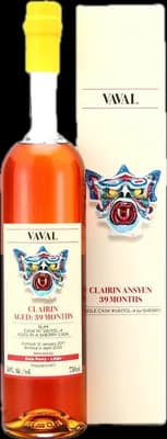 Bouteille de spiritueux : Clairin Ansyen Vaval (Kate Perry - LM&V) de la marque Vélier