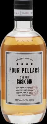 Bouteille de spiritueux : Sherry Cask Gin de la marque Four Pillars