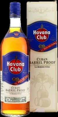 Bouteille de spiritueux : Cuban Barrel Proof de la marque Havana Club