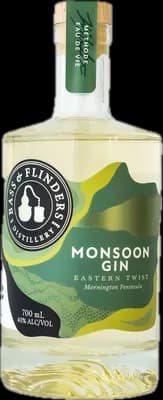Bouteille de spiritueux : Monsoon Gin Eastern Twist de la marque Bass & Flinders Distillery