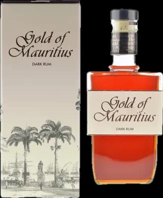 Bouteille de spiritueux : Dark Rum de la marque Gold of Mauritius