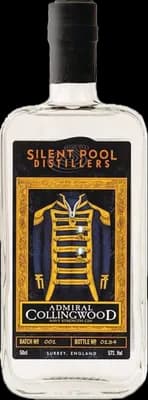 Bouteille de spiritueux : Admiral Collingwood Navy Strength Gin de la marque Silent Pool