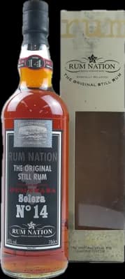 Bouteille de spiritueux : Demerara Solera No. 14 de la marque Rum Nation