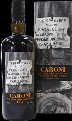 Bouteille de spiritueux : 35th Release Heavy Trinidad Rum de la marque Caroni