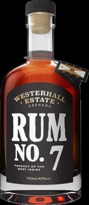 Bouteille de spiritueux : Rum No. 7 de la marque Westerhall Estate