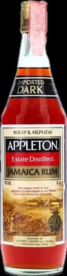 Bouteille de spiritueux : Imported Dark Jamaica Rum 1990s de la marque Appleton Estate