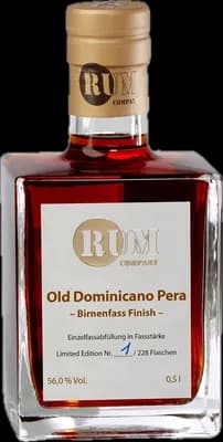 Bouteille de spiritueux : Old Dominicano Pera de la marque Rum Company