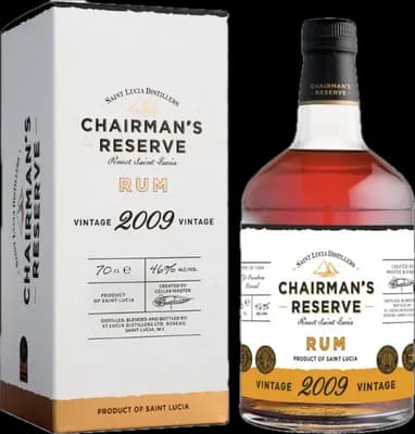 Bouteille de spiritueux : Chairman's Reserve Vintage de la marque Saint Lucia Distillers