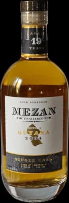 Bouteille de spiritueux : Guyana 2004 de la marque Mezan