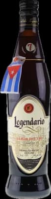 Bouteille de spiritueux : Elixir de Cuba de la marque Legendario