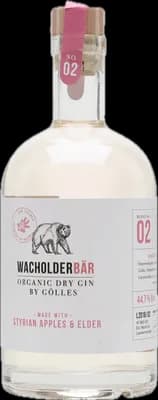 Bouteille de spiritueux : Styrian Apples & Elder Gin de la marque Wacholderbar