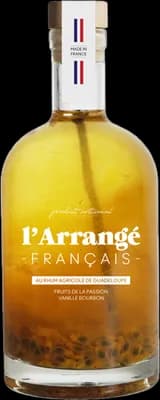 Bouteille de spiritueux : Fruits de la Passion Vanille bourbon de la marque L’Arrangé Français