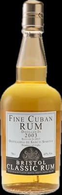 Bouteille de spiritueux : Fine Cuban Rum de la marque Bristol Classic Rum
