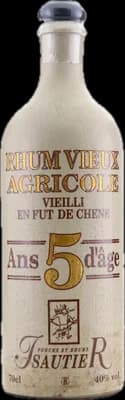 Bouteille de spiritueux : Vieux Agricole 5 Ans d'Âge Ceramic de la marque Isautier