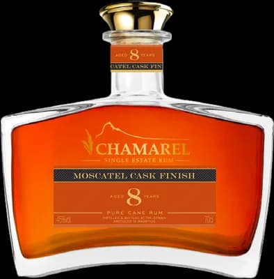 Bouteille de spiritueux : Moscatel Cask Finish de la marque Chamarel