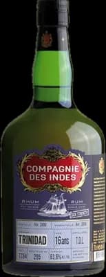 Bouteille de spiritueux : Trinidad 16 Ans Cask Strength – Single Cask de la marque Compagnie des Indes
