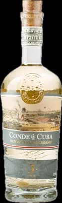Bouteille de spiritueux : 3 Años de la marque Conde de Cuba