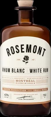 Bouteille de spiritueux : White Rum de la marque Rosemont