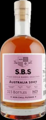 Bouteille de spiritueux : Australia 2007 de la marque S.B.S