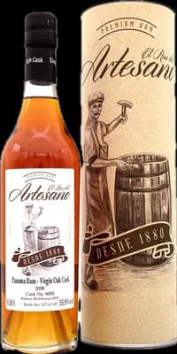 Bouteille de spiritueux : Panama Rum - Virgin Oak Cask de la marque El Ron del Artesano