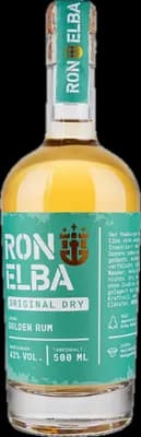 Bouteille de spiritueux : Original Dry Golden Rum de la marque Ron Elba