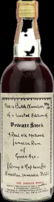 Bouteille de spiritueux : Private Stock Bot. 1969 de la marque J. Wray & Nephew LTD.
