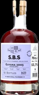 Bouteille de spiritueux : Guyana de la marque Diamond