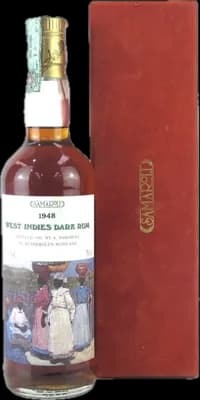 Bouteille de spiritueux : West Indies Dark Rum de la marque Samaroli