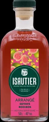Bouteille de spiritueux : Arrangé Goyave Rooibos de la marque Isautier