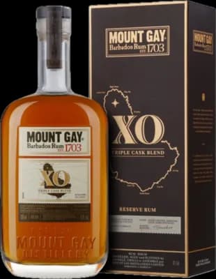 Bouteille de spiritueux : XO - Triple Cask Blend de la marque Mount Gay