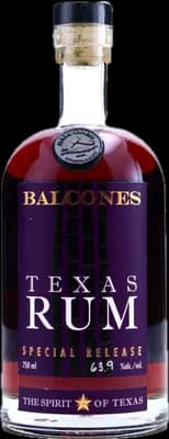 Bouteille de spiritueux : Texas Rum de la marque Balcones