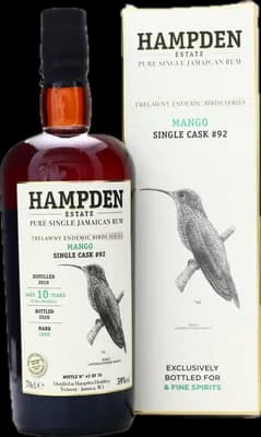 Bouteille de spiritueux : Trelawny Endemic Birds (Mango) de la marque Hampden