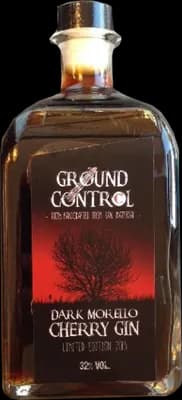 Bouteille de spiritueux : Dark Morello Cherry Gin de la marque Ground Control