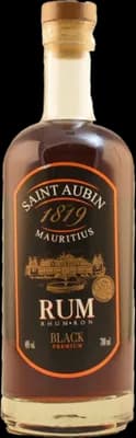 Bouteille de spiritueux : Black Premium 1819 de la marque Saint Aubin
