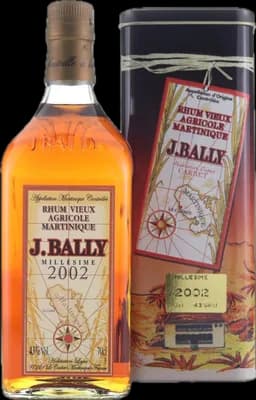 Bouteille de spiritueux : Millésime de la marque J. Bally