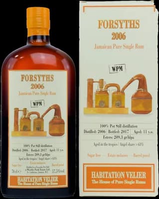 Bouteille de spiritueux : Forsyths de la marque Worthy Park