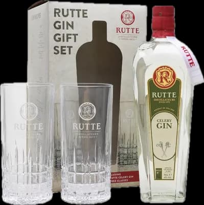 Bouteille de spiritueux : Celery Gin de la marque Rutte 
