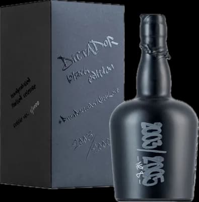 Bouteille de spiritueux : Black Edition 2003/2005 Basic de la marque Dictador