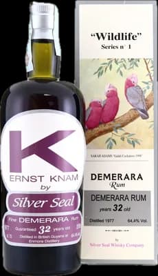 Bouteille de spiritueux : Demerara Rum Ernst Knam de la marque Silver Seal